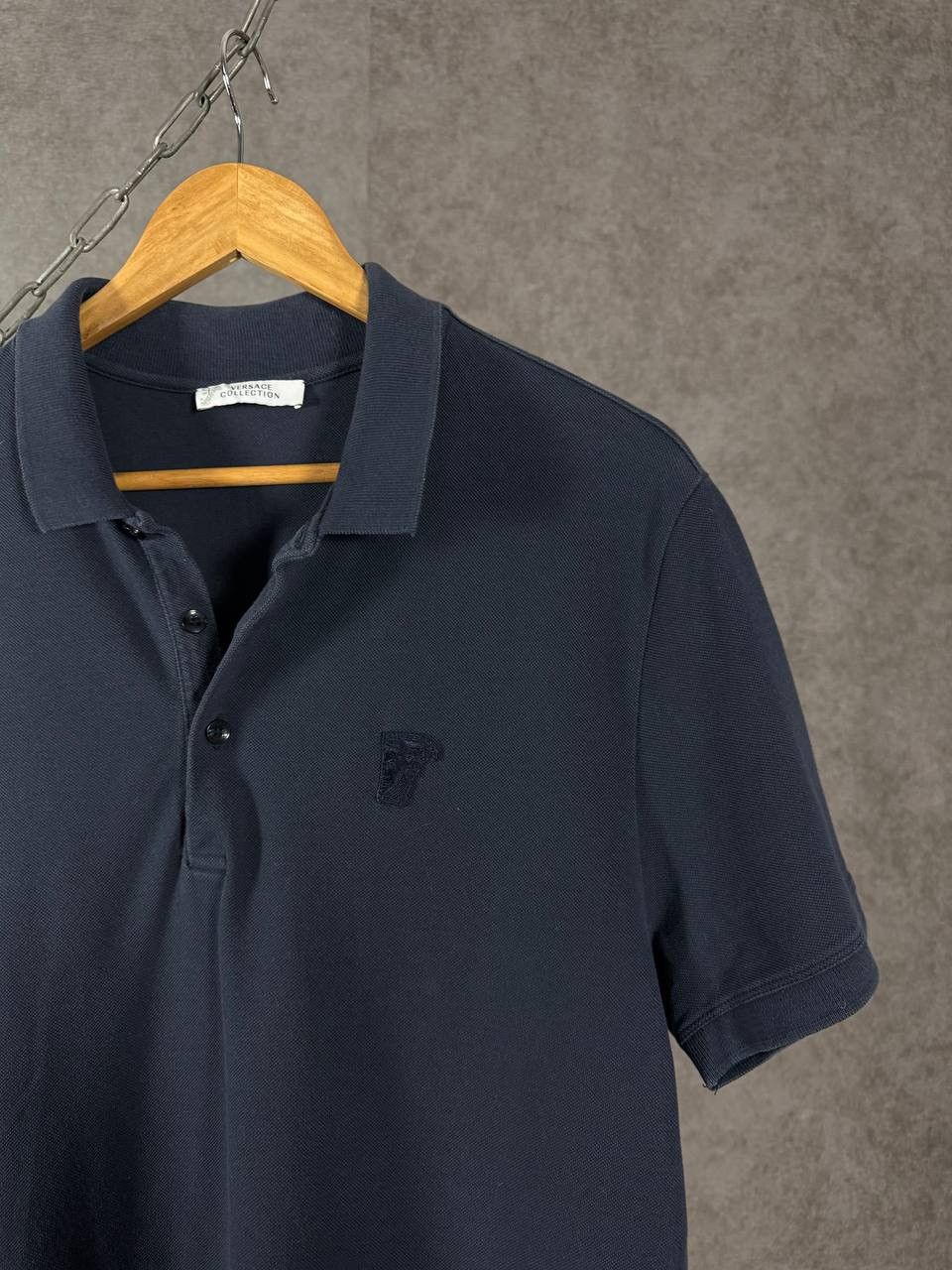 Versace Versace Collection luxury designer polo tee Size US XL / EU 56 / 4 - 2 Thumbnail