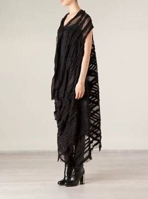 Simona Tagliaferri Simona Tagliaferri Destructed Silk-Blend Dress M Unisex Size M / US 6-8 / IT 42-44 - 2 Thumbnail