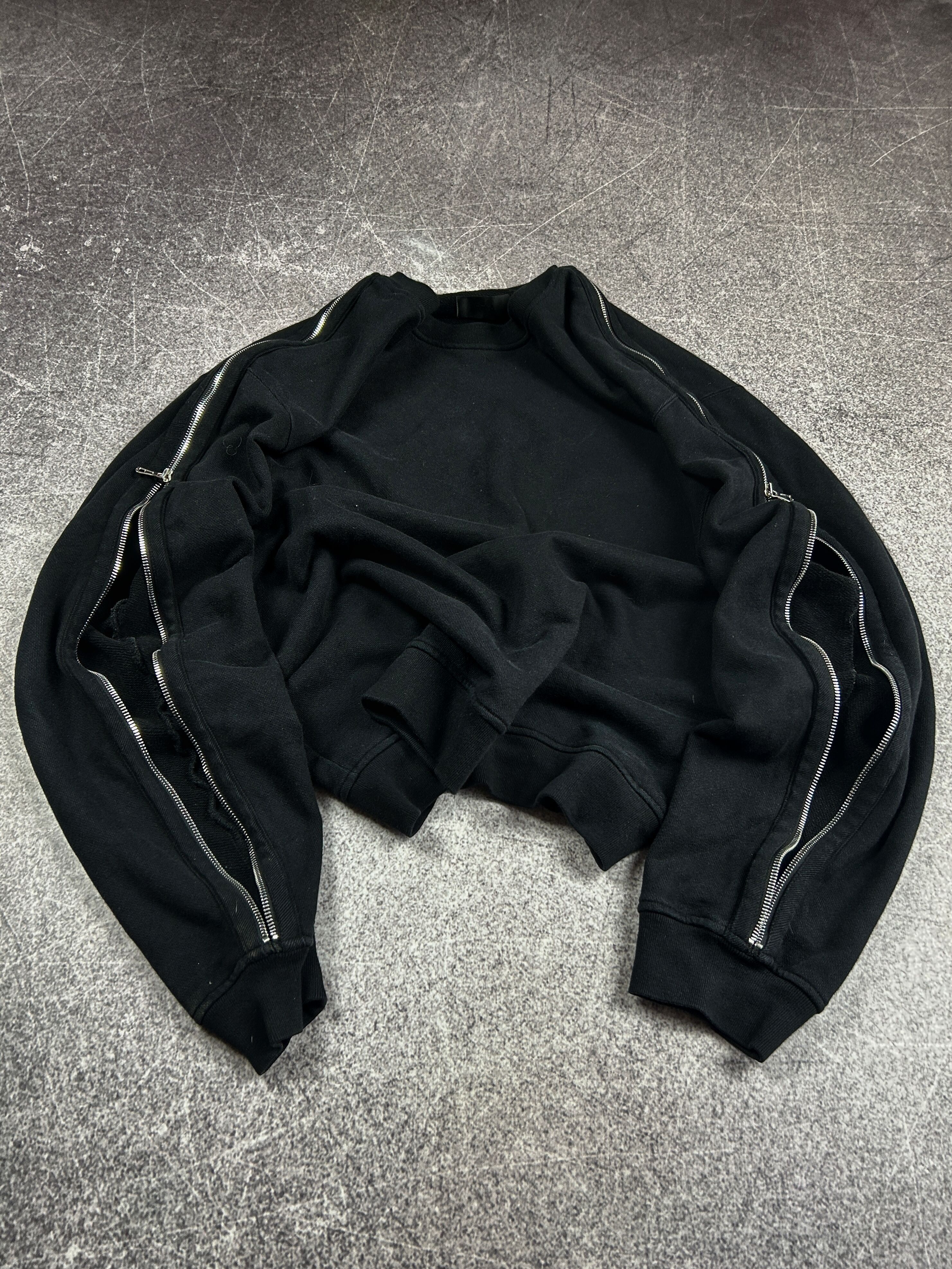 Vintage VTG Rick Owens Balenciaga Style Sleeves Zip Hoodie Archive Size US L / EU 52-54 / 3 - 1 Thumbnail
