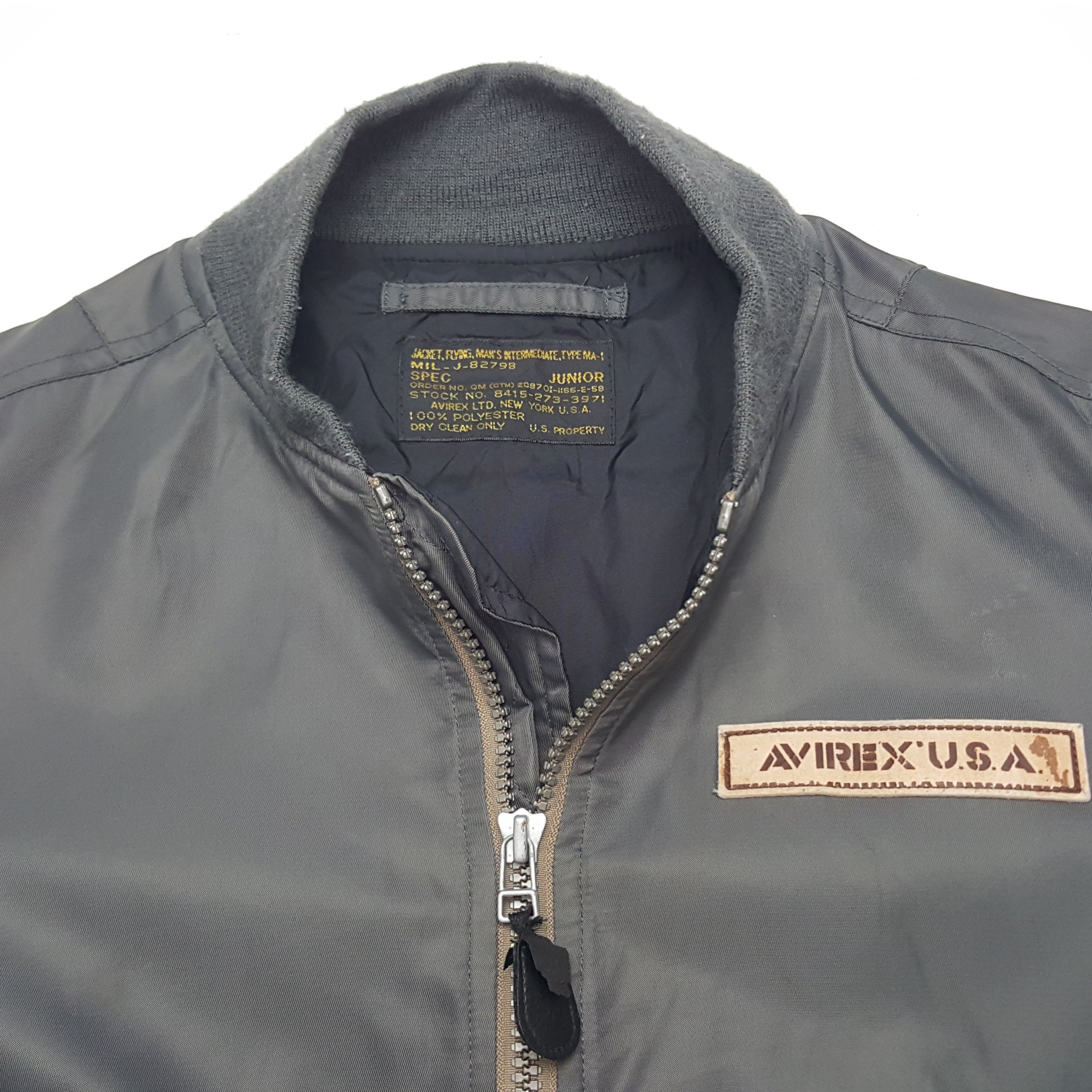 Avirex × Vintage Vintage Avirex USA Military Bomber Jacket Size US XXS / EU 40 - 5 Thumbnail