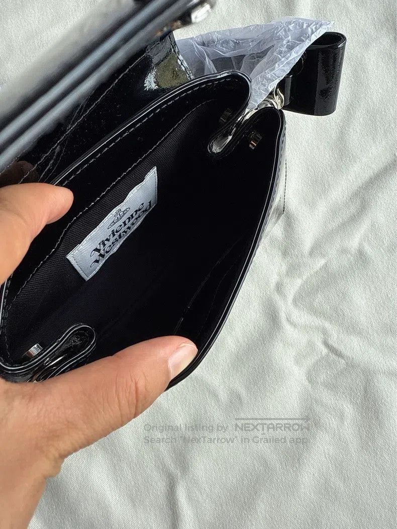 Vivienne Westwood Vivienne Westwood size os Patent Leather Small Underarm Bag Size ONE SIZE - 8 Thumbnail