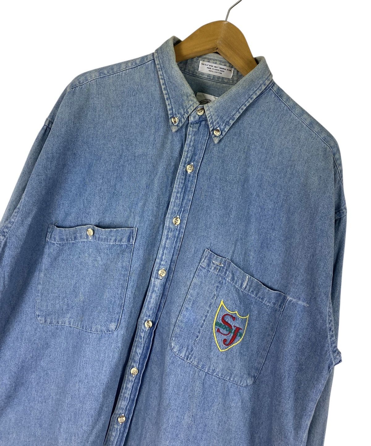 Cross Colours Vintage 40 Acres and A Mule Filmworks Spike Lee Denim Shir Size US XL / EU 56 / 4 - 4 Thumbnail