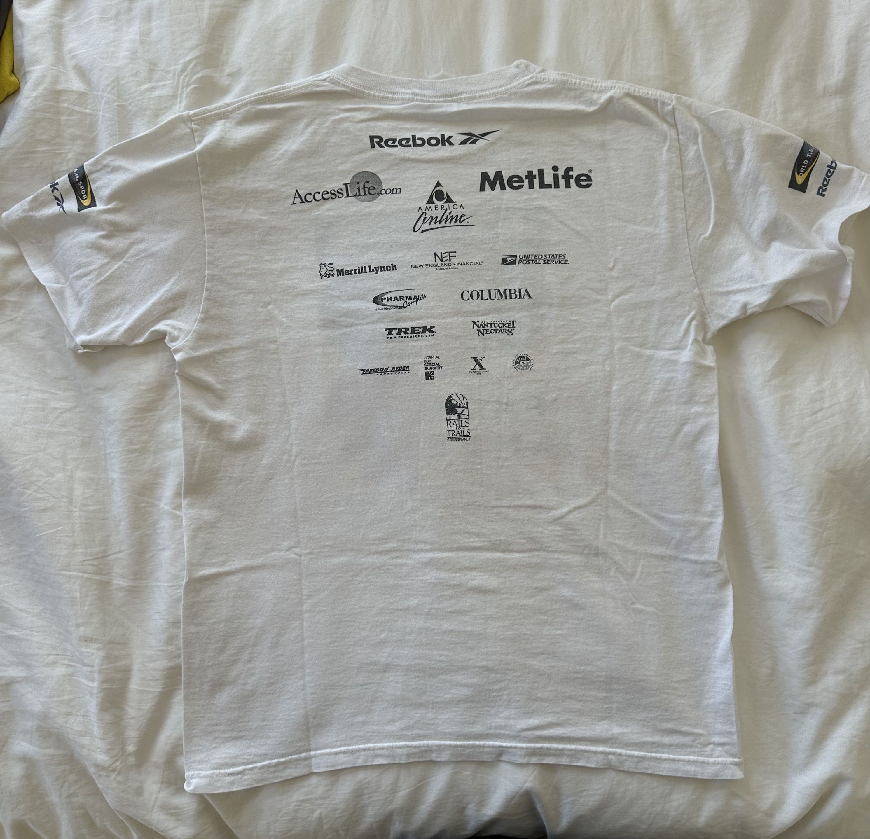 Reebok × Vintage Vintage Reebok marathon shirt 2000 Size US M / EU 48-50 / 2 - 2 Thumbnail