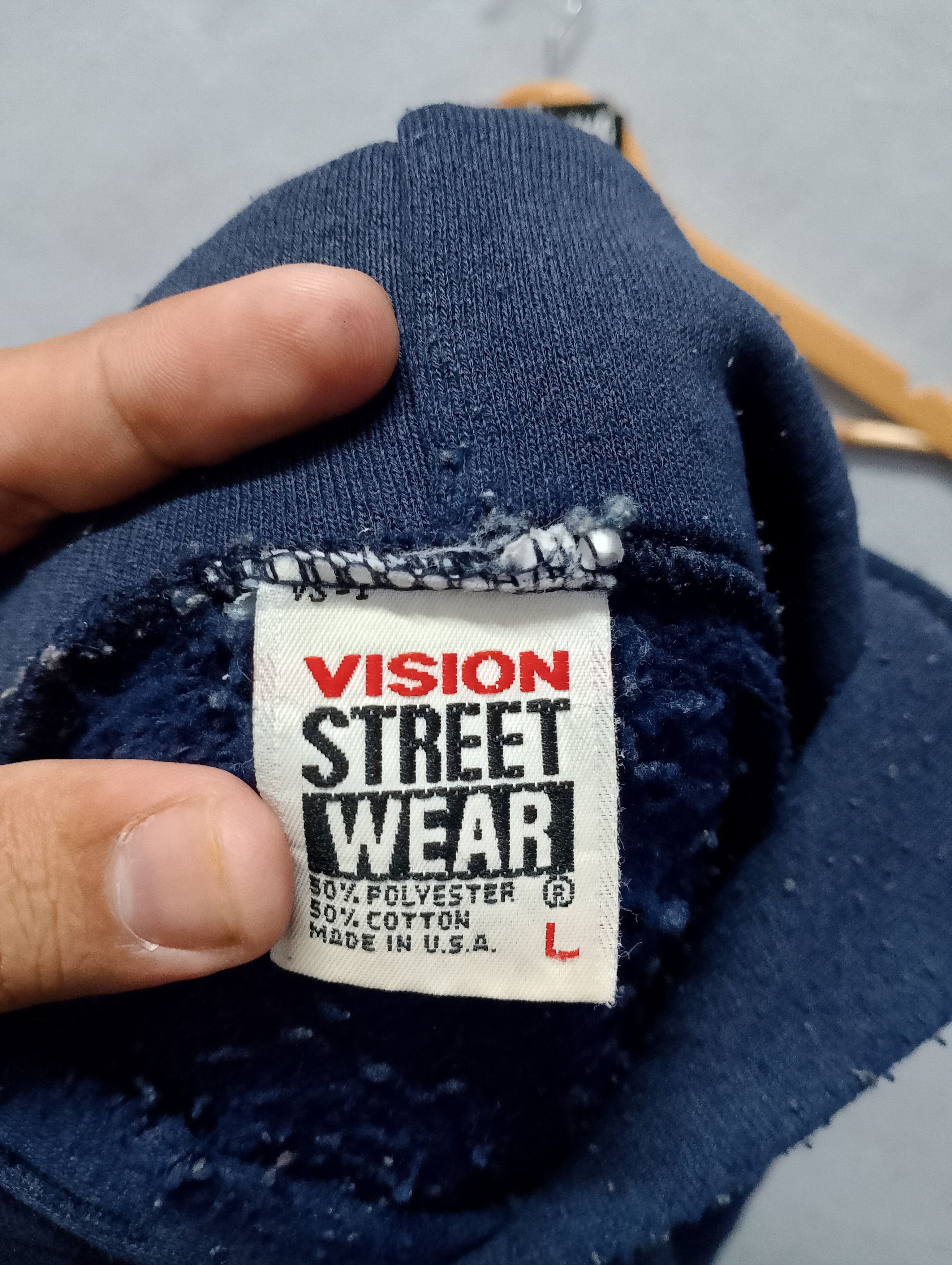 Vision Streetwear Vintage 1991 Vision Street Wear Hoodie Size US L / EU 52-54 / 3 - 10 Thumbnail