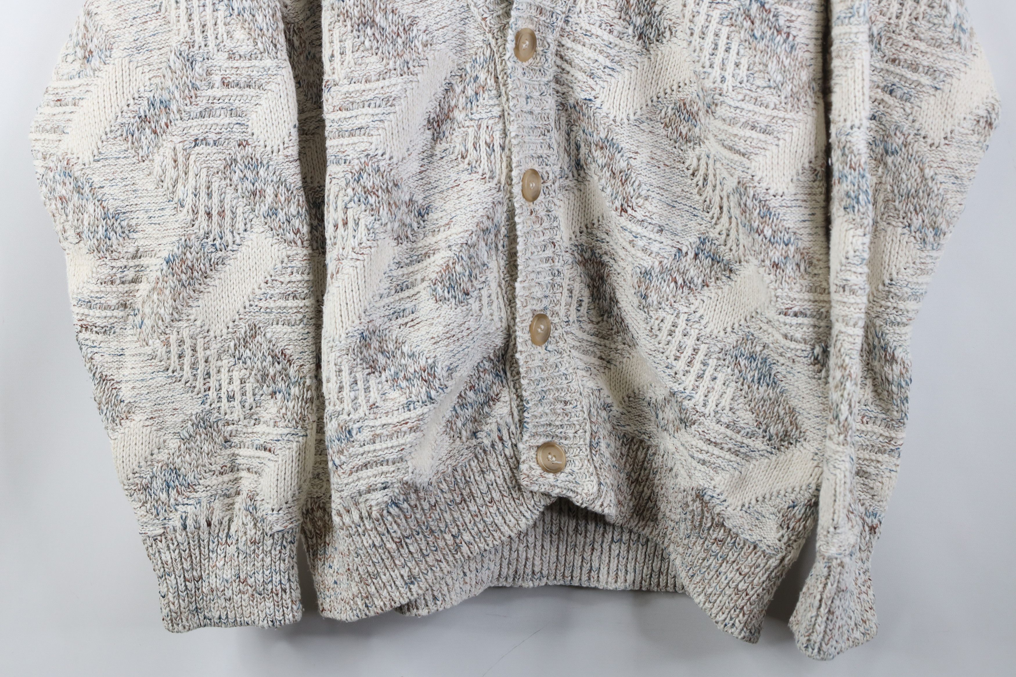 Vintage Vintage 90s Streetwear Knit Cardigan Sweater Cotton USA Size US M / EU 48-50 / 2 - 3 Thumbnail