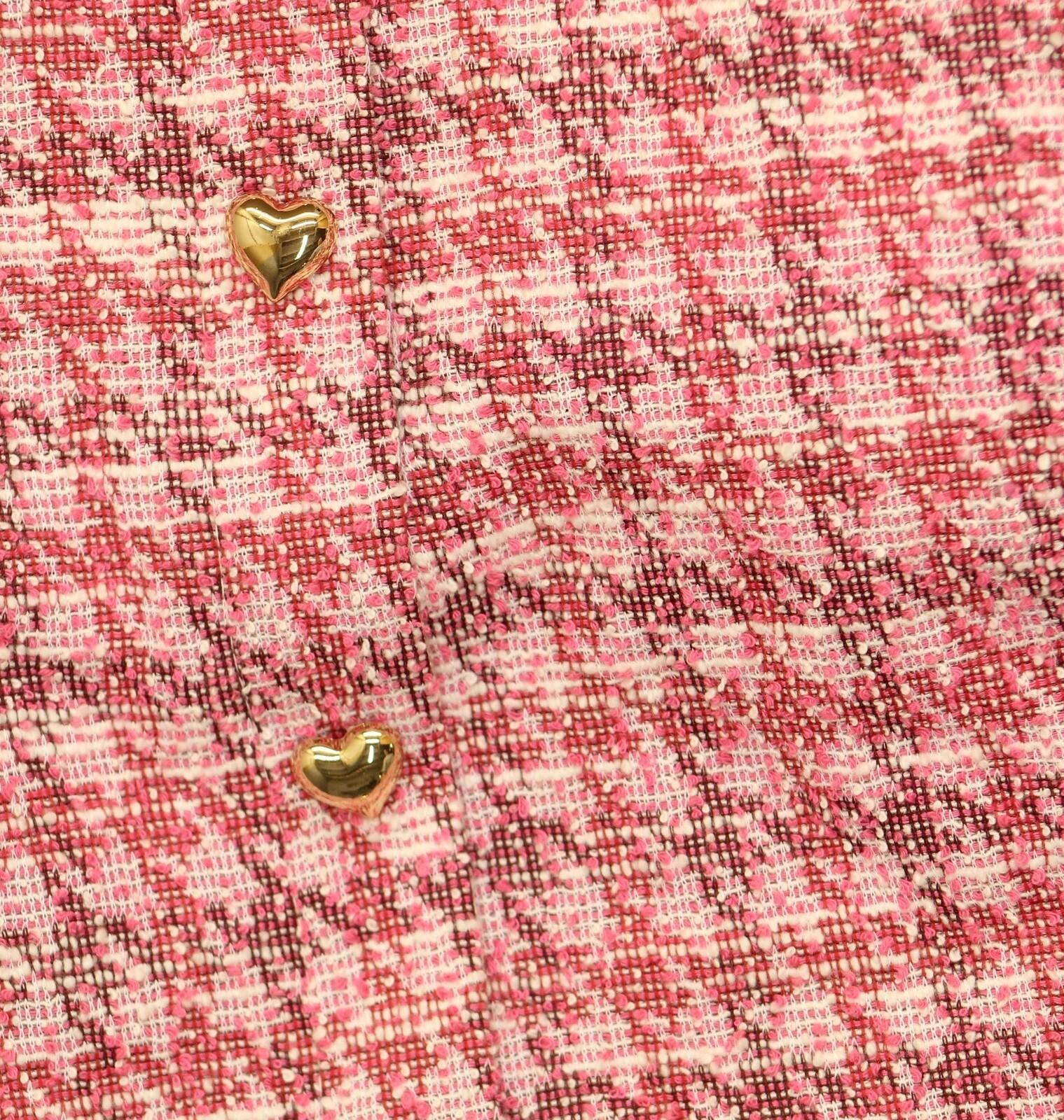 Other Nwt London Times Women's Houndstooth Faux Wrap Dress Pink 12 Size XL / US 12-14 / IT 48-50 - 7 Thumbnail