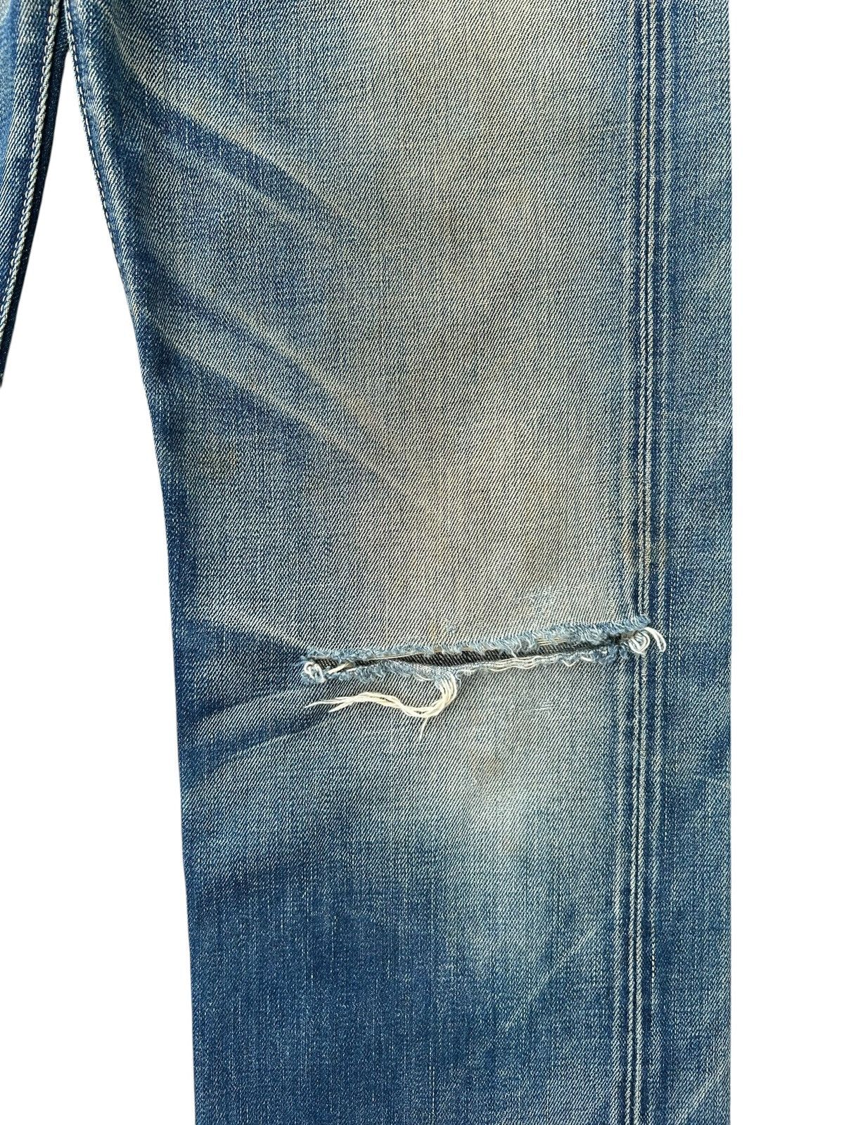 Kapital Vintage Levis Big E Selvedge Distressed Denim Jeans Size US 30 / EU 46 - 7 Thumbnail