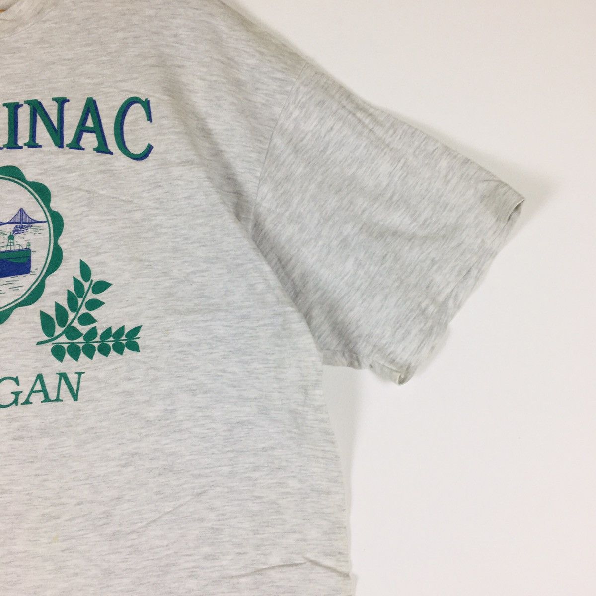 Hanes × Vintage Vintage Single Stitch Mackinac Michigan Size US L / EU 52-54 / 3 - 5 Thumbnail