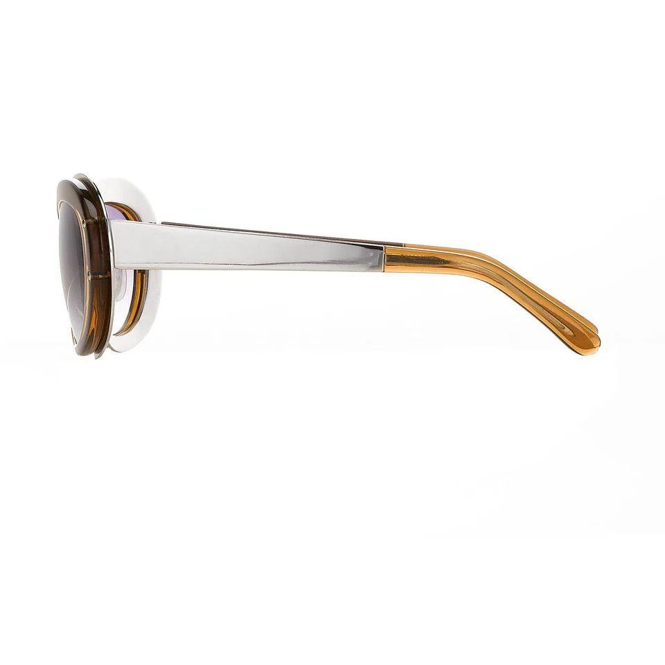 Yohji Yamamoto Yohji Yamamoto Sunglasses Cat Eye Brown Frame Size ONE SIZE - 12 Thumbnail