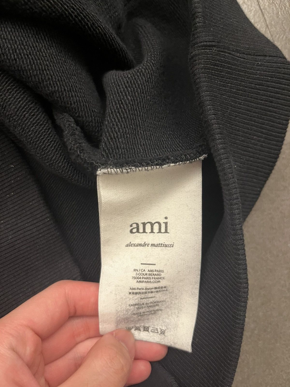AMI AMI Logo Embroidered Half-Zip Sweatshirt Size US XL / EU 56 / 4 - 4 Thumbnail