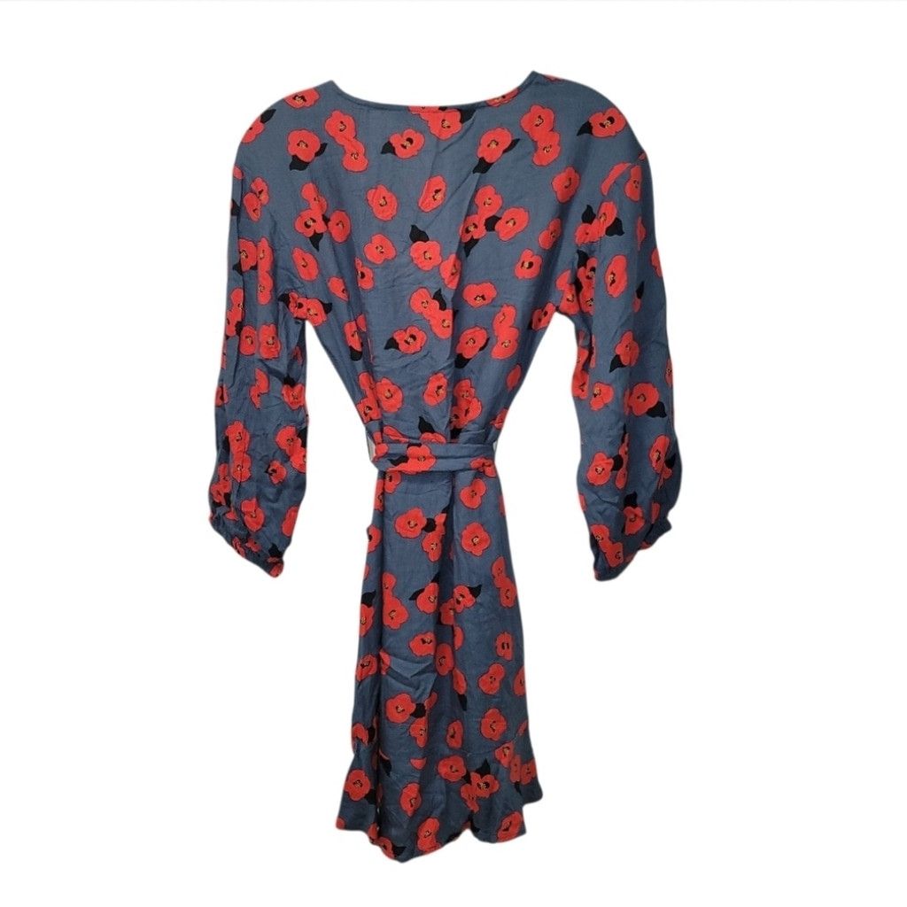 Other EUC Compania Fantastica Poppy Wrap Mini Dress Size XS / US 0-2 / IT 36-38 - 3 Thumbnail