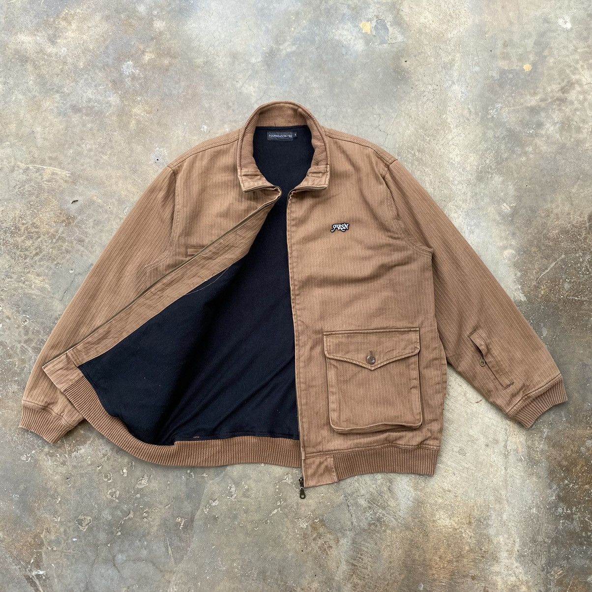 20471120 × Japanese Brand 💥Fourseason Zipper Jacket Size US XL / EU 56 / 4 - 3 Thumbnail