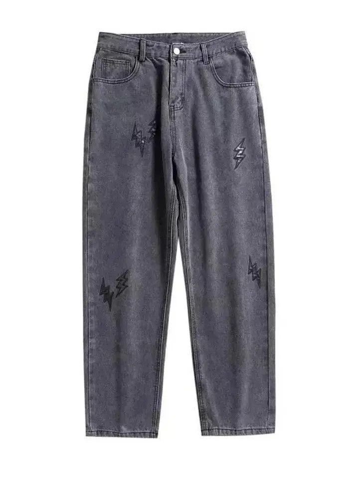 Japanese Brand Hip Hop Streetwear Men Baggy Pants Denim Jeans Size US 30 / EU 46 - 4 Thumbnail