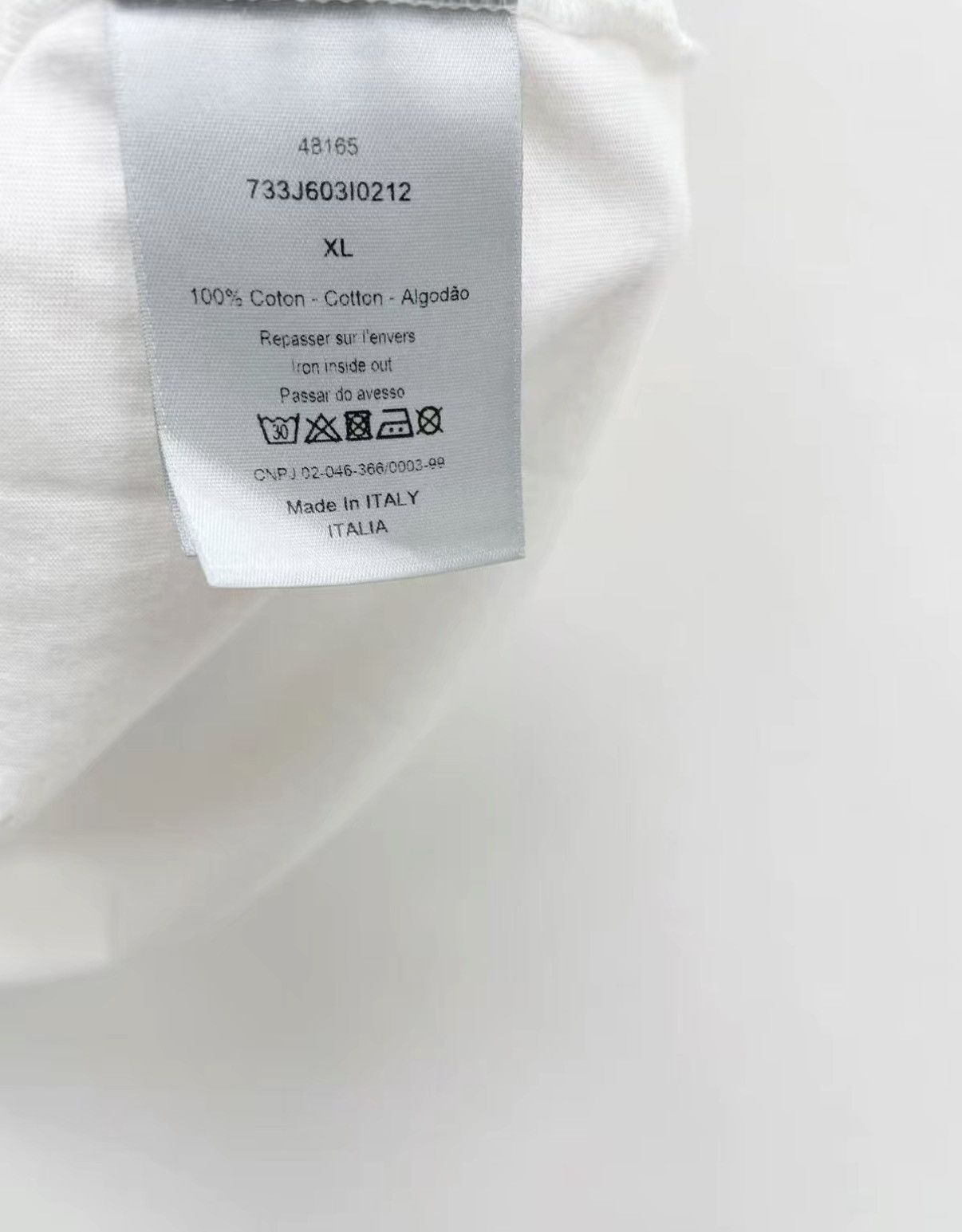 Dior Dior 100% Cotton Short Sleeve T-shirt J30 Size US XL / EU 56 / 4 - 6 Thumbnail