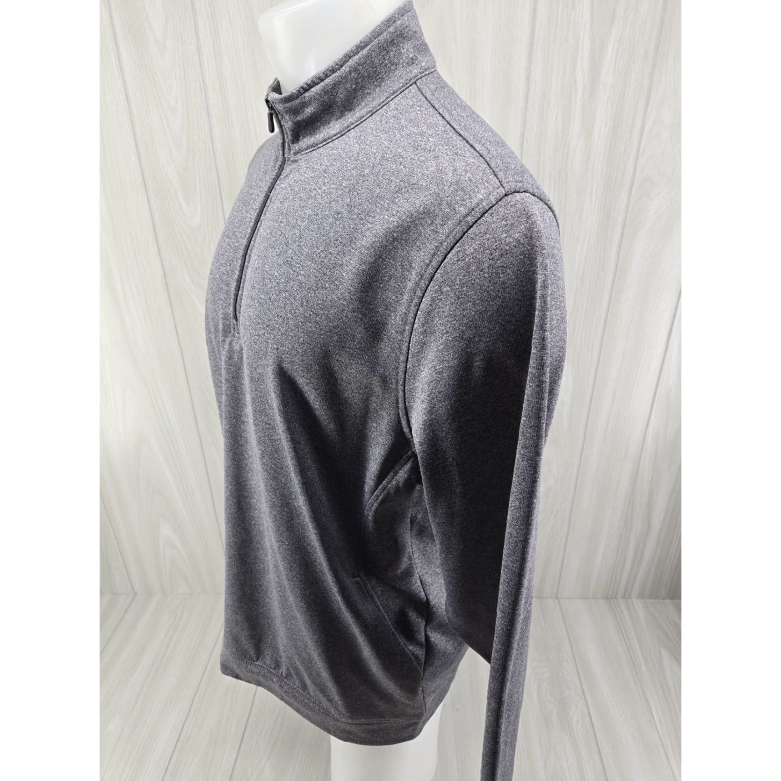 Vintage VINTAGE Pro Tour Men’s Pullover Shirt Long Sleeve 1/4 Zip Gray Medium Athletic Casual Golf Shirt Size US M / EU 48-50 / 2 - 3 Thumbnail