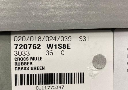 Balenciaga × Crocs o1la1rc1a0824 Crocs Mule in Green Size US 6 / IT 36 - 7 Thumbnail