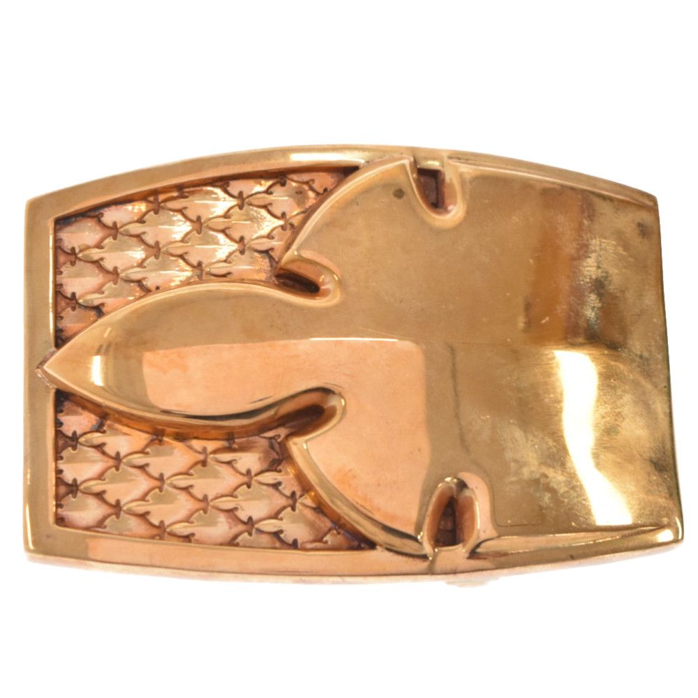 image of Chrome Hearts Flarenie Bronze Belt Buckle, Men's
