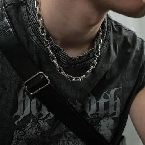 Jewelry Silver Chain Necklace for Modern Edge Size ONE SIZE - 7 Thumbnail