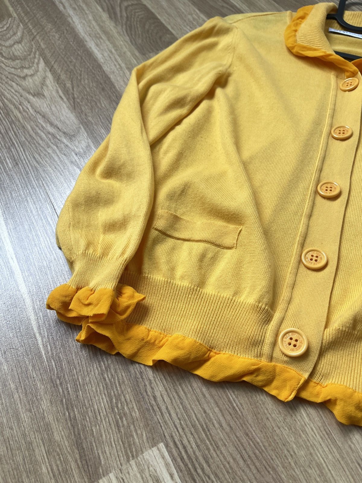 See by Chloe See By Chloe Cotton Yellow Cardigan Size US8 Size M / US 6-8 / IT 42-44 - 2 Thumbnail
