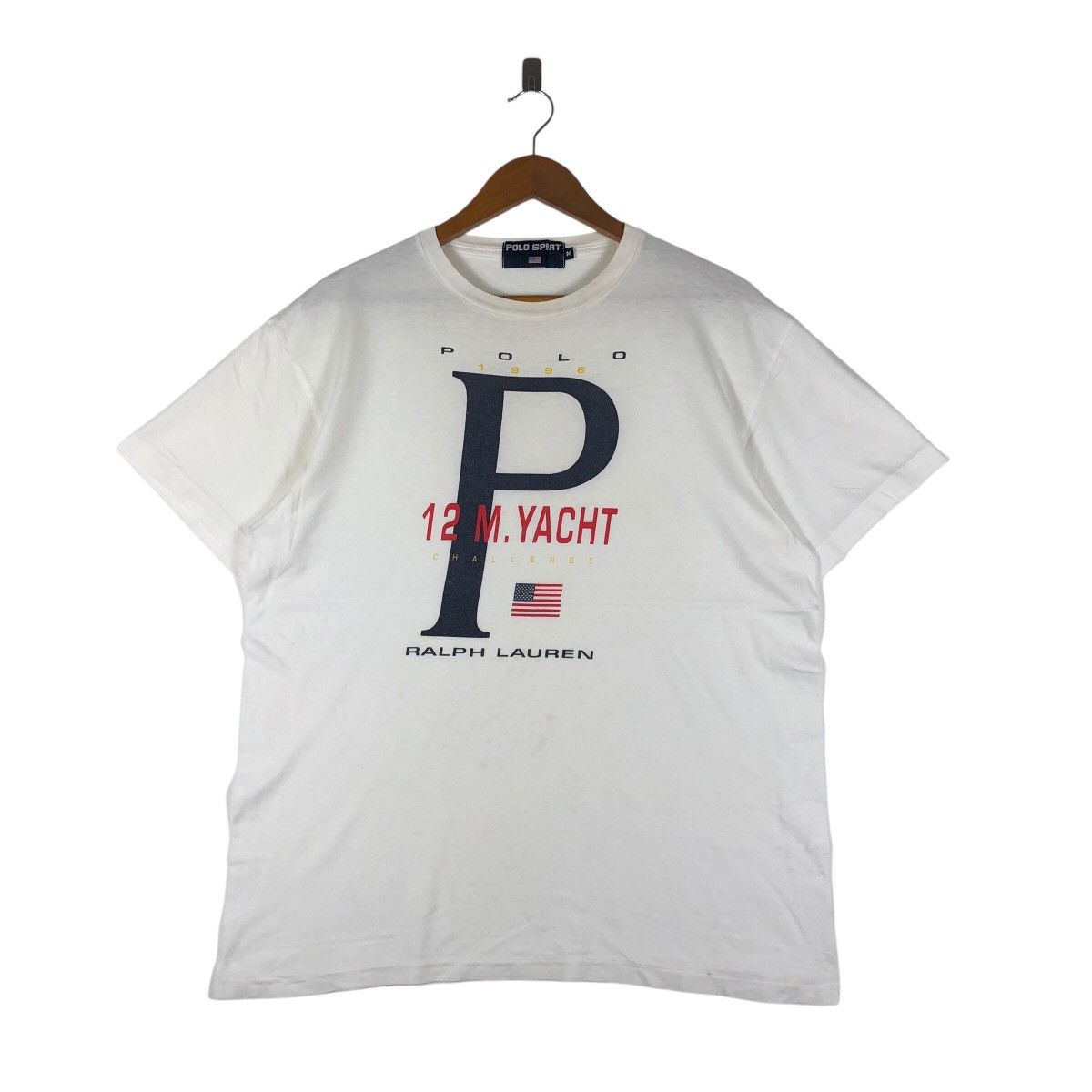 Polo Ralph Lauren POLO 1996 Ralph Lauren Yacht Challenge T-Shirt Size US M / EU 48-50 / 2 - 1 Thumbnail