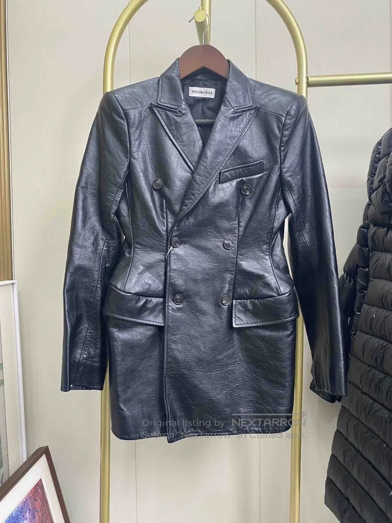 Balenciaga Balenciaga Leather Jacket Size XS / US 0-2 / IT 36-38 - 1 Thumbnail