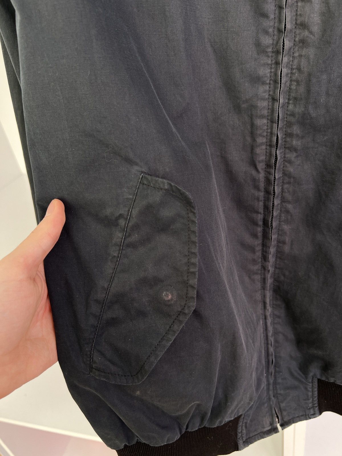 Canali × Designer × Vintage Vintage Canali Bomber Navy Jacket Size US M / EU 48-50 / 2 - 6 Thumbnail