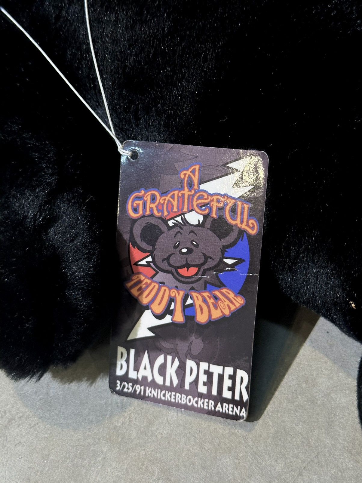Vintage Grateful Dead Black Peter bear