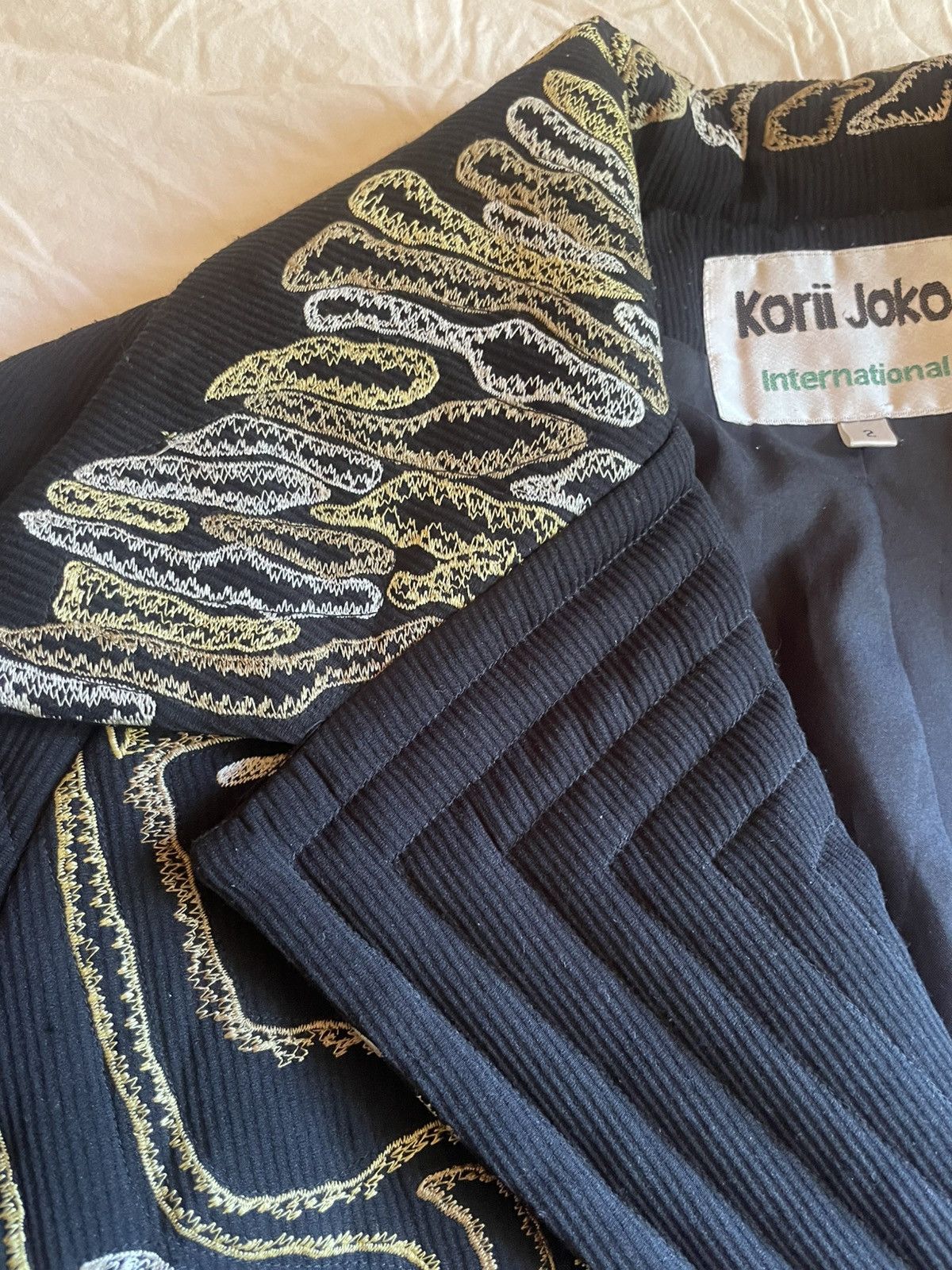 Other Vintage Korii Joko Embroidered Art-to-Wear Jacket Size US M / EU 48-50 / 2 - 16 Thumbnail