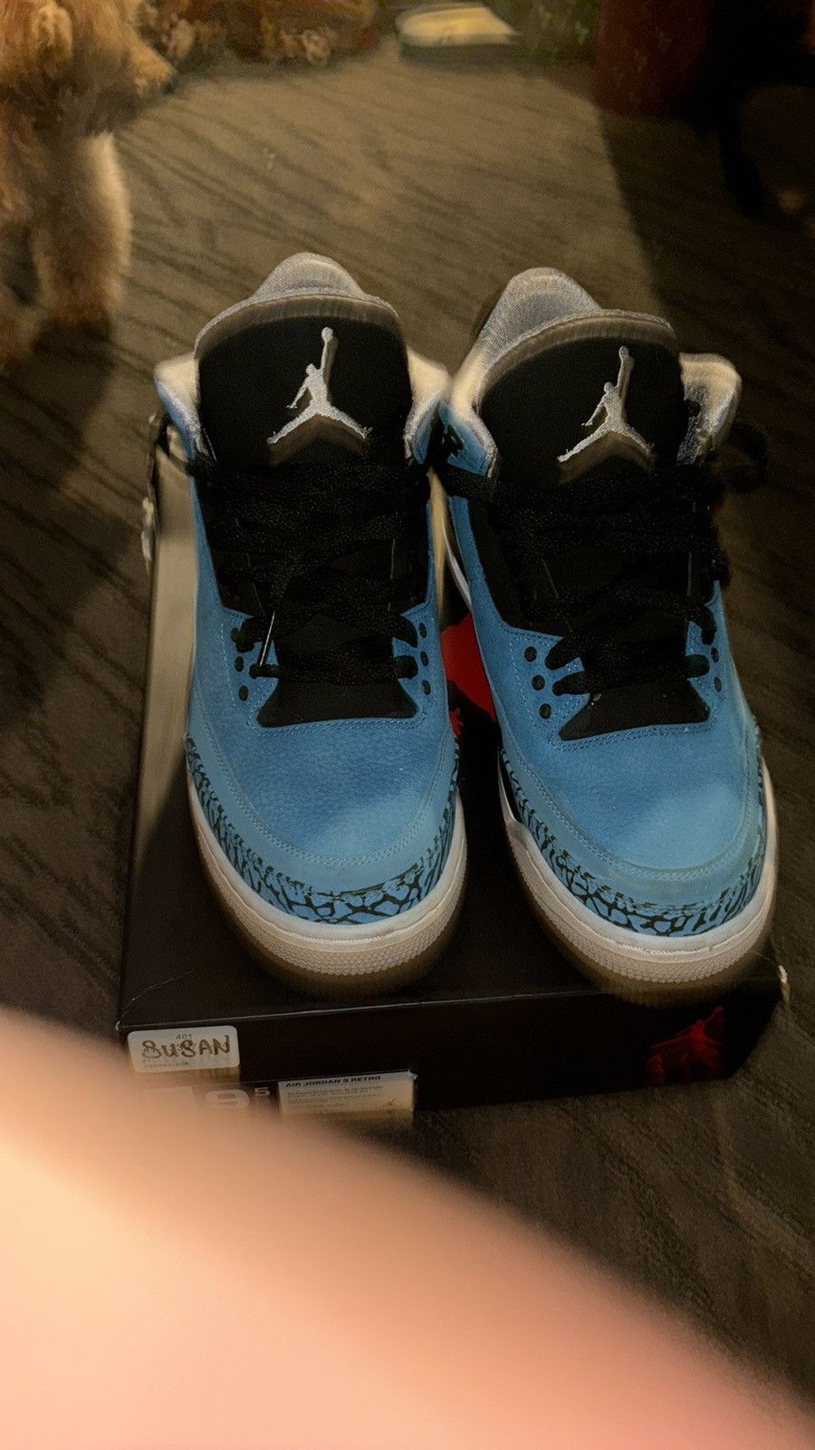 Jordan Brand Air Jordan 3 Retro Powder Blue Size US 9.5 / EU 42-43 - 4 Thumbnail