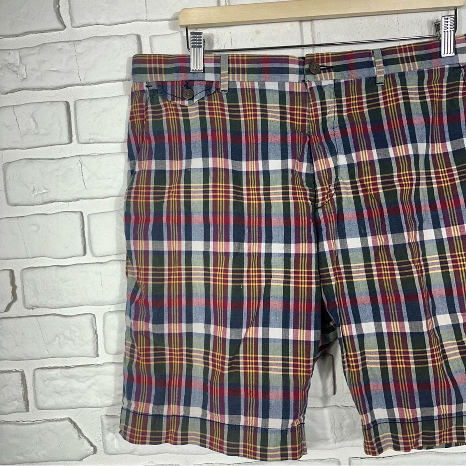 Polo Ralph Lauren Vintage 1990s Polo Ralph Lauren Plaid Men's Shorts Size 38 Size US 38 / EU 54 - 11 Thumbnail