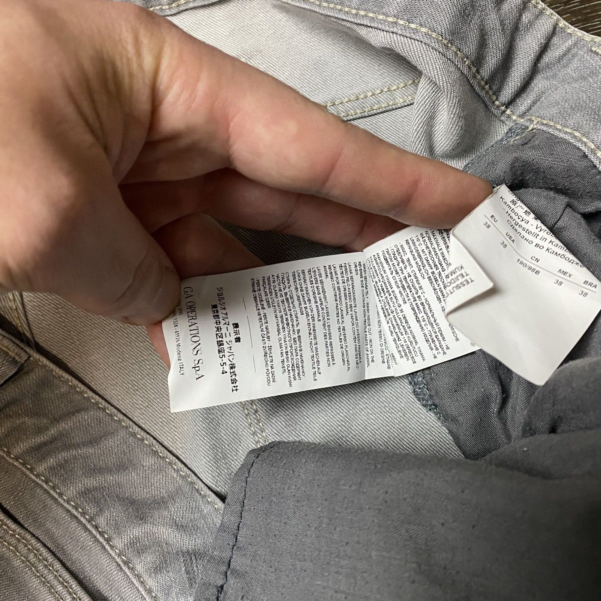 Emporio Armani Emporio Armani Jeans Pants Size 32 — Metal Logo Size US 32 / EU 48 - 11 Thumbnail