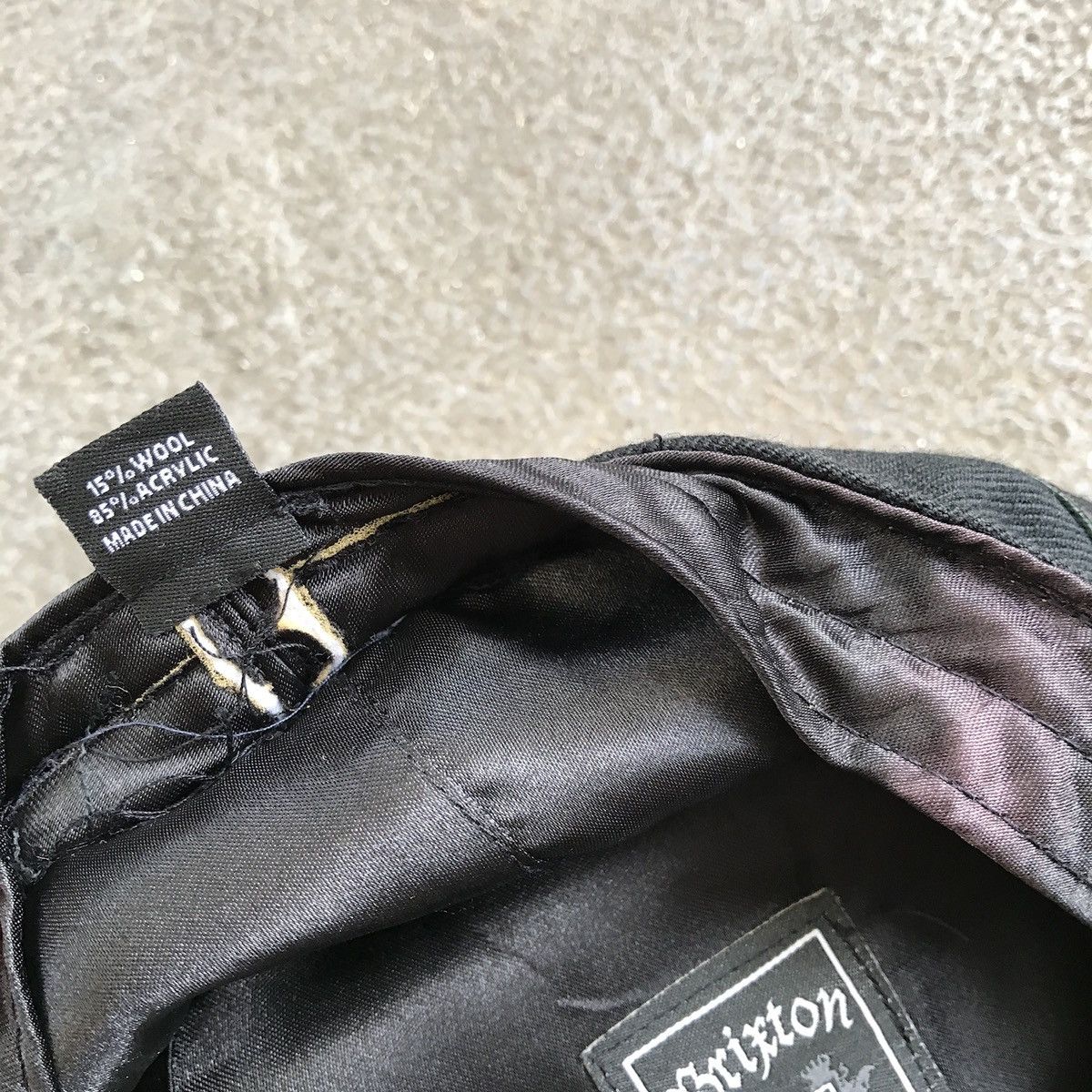 Birkenstock Pillbox hat Initial B for brikenstock. Black on black Size ONE SIZE - 15 Thumbnail