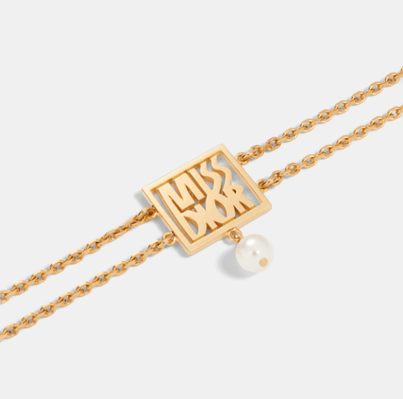 Dior o1w1db10126 B2620W Size : OS / Bracelet in Gold/White Size ONE SIZE - 2 Thumbnail