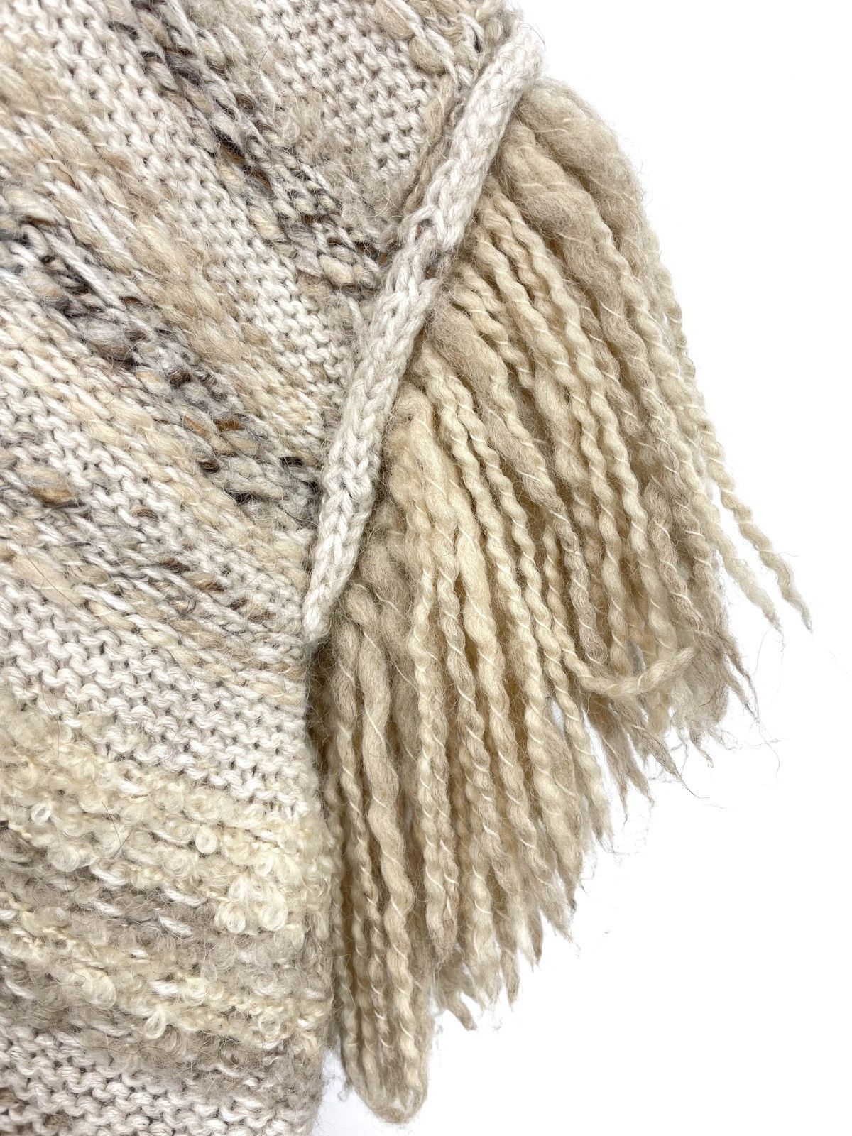 Just Cavalli Just Cavalli by Roberto Cavalli Fringe Chunky Knit Cardigan Size S / US 4 / IT 40 - 8 Thumbnail