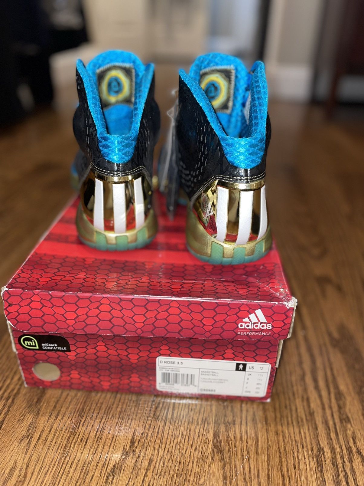 Adidas adidas D. Rose 3.5 Year of the Snake Edition Size US 12 / EU 45 - 3 Thumbnail