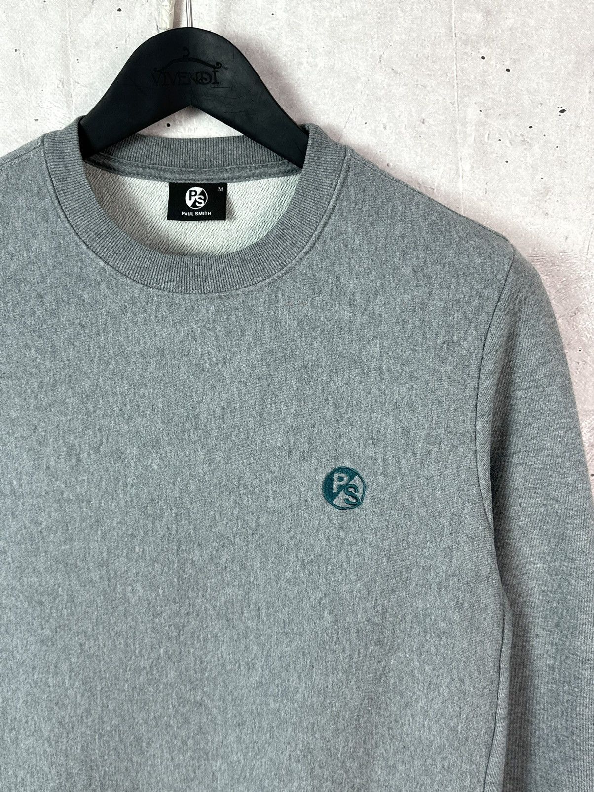 Paul Smith Paul Smith Basic Cotton Crew Neck Long Sleeve Sweatshirt Size US M / EU 48-50 / 2 - 2 Thumbnail