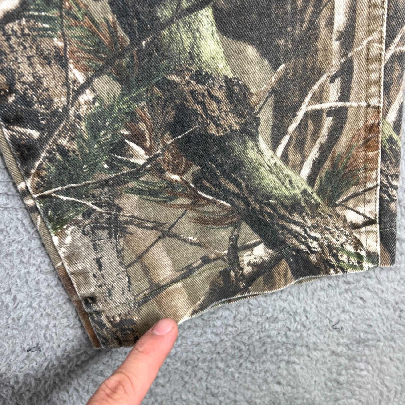 Wrangler VINTAGE Wrangler Mens Jeans 42x26 Camo Denim Hunting Outdoor Pants Realtree ProGear Size US 42 / EU 58 - 3 Thumbnail