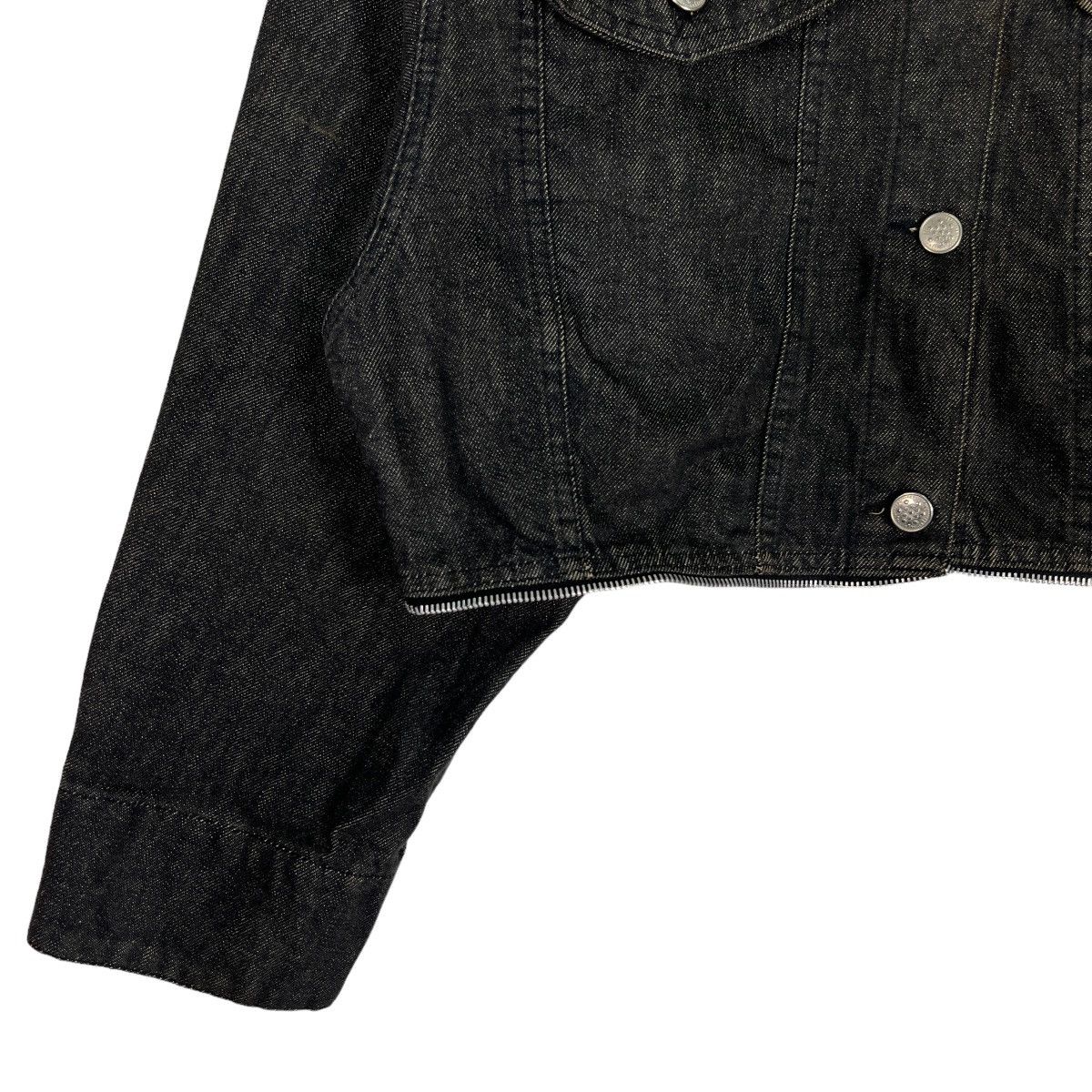 Japanese Brand 🔥 VINTAGE CLARK CUT OFF DENIM JACKET MADE IN ITALY Size US S / EU 44-46 / 1 - 4 Thumbnail