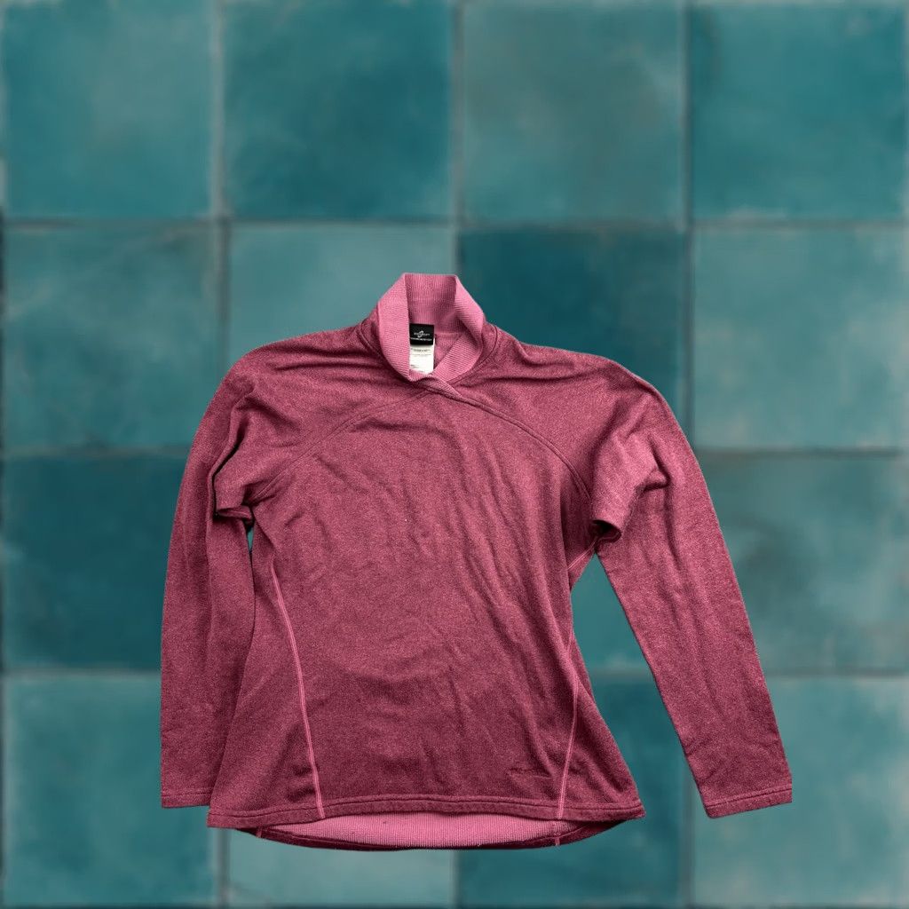 Patagonia Patagonia Capilene Pullover Womens M Pink Mock Neck Long Sleeve Baselayer Size M / US 6-8 / IT 42-44 - 1 Thumbnail