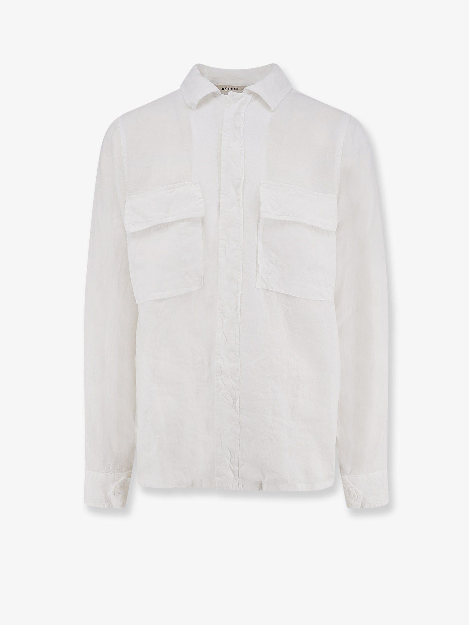 Aspesi Ri-Capa Linen Shirt Size US M / EU 48-50 / 2 - 1 Thumbnail
