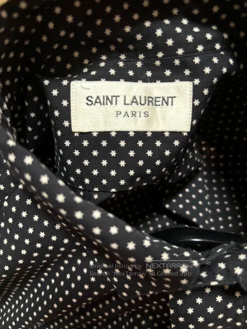 Saint Laurent Paris Saint Laurent Paris Black and White Star Shirt Size XS / US 0-2 / IT 36-38 - 3 Thumbnail