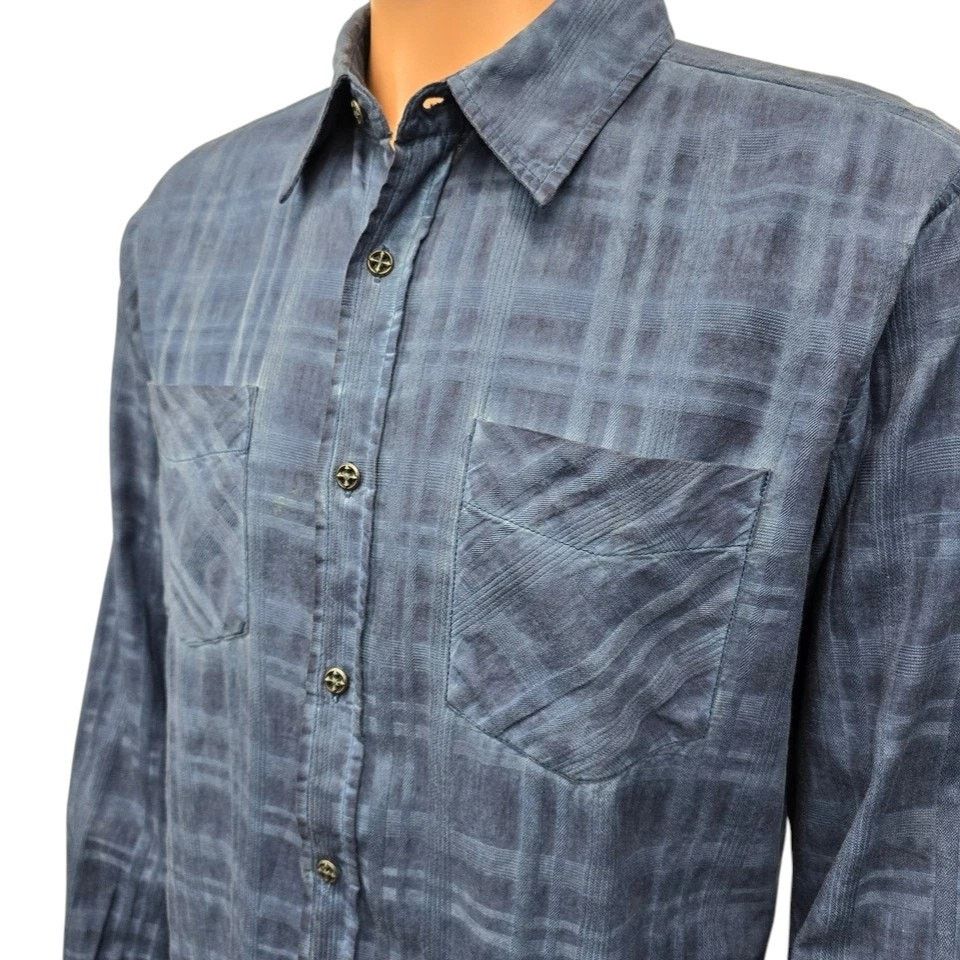 Affliction Affliction Black Premium Shirt Plaid Roll tab Sleeve 2Pocket Size US L / EU 52-54 / 3 - 12 Thumbnail