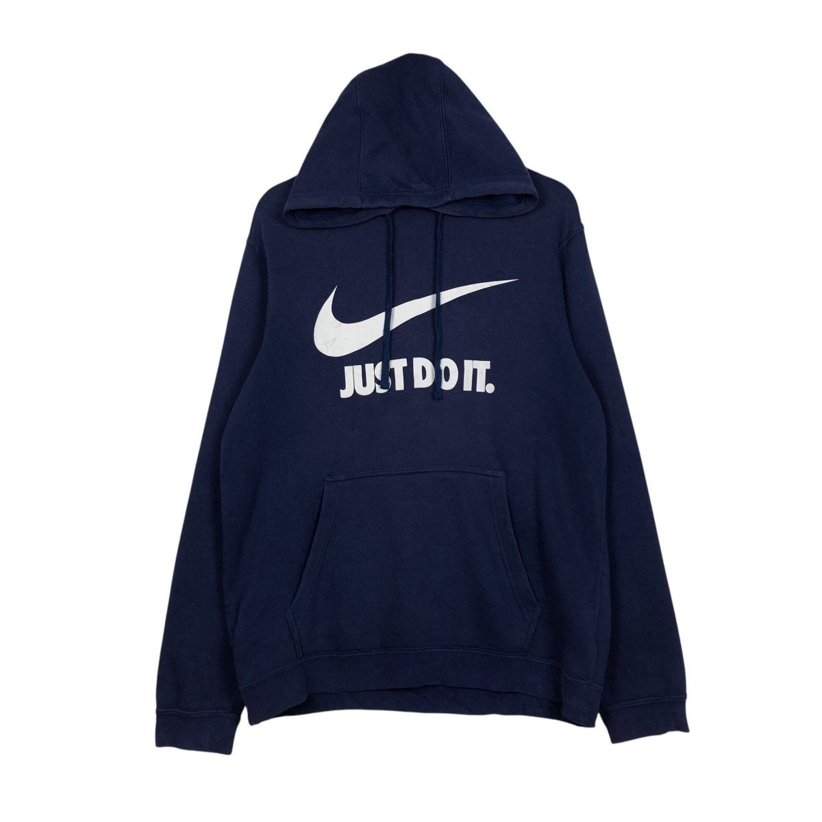 Nike 📌Vintage Hoodie Pull Over Nike Big Logo Size US L / EU 52-54 / 3 - 2 Thumbnail