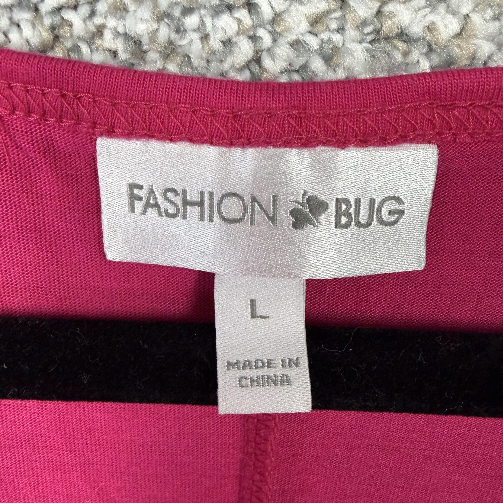 Vintage VTG Fashion Bug Tank Top Womens L Pink Sequin Clubwear Sparkle Barbiecore Size L / US 10 / IT 46 - 4 Thumbnail