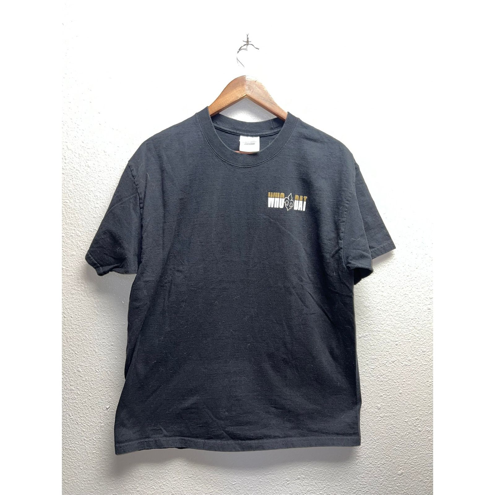 Vintage Vintage New Orleans Saints Shirt Who Dat Geaux NFL Tee Large Size US L / EU 52-54 / 3 - 2 Thumbnail