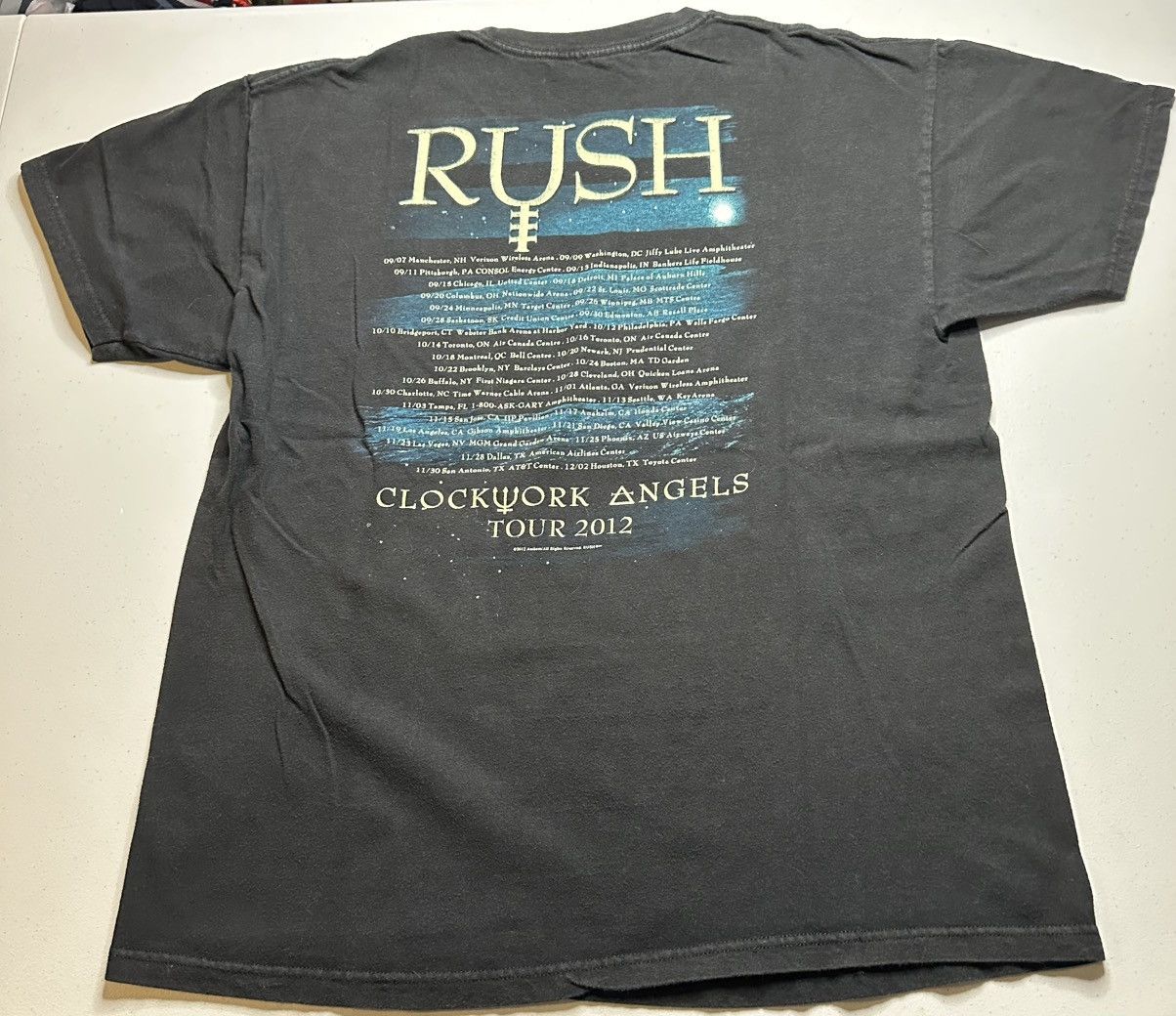 Band Tees Vintage Y2K Rush 2012 concert tour T-shirt Size US XL / EU 56 / 4 - 3 Thumbnail