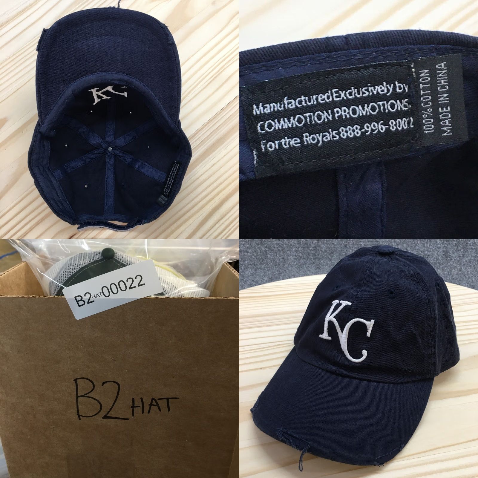 Bell Taco Bell Kansas City Baseball Cap Mens Blue OS Embroidered Logo Size ONE SIZE - 8 Thumbnail