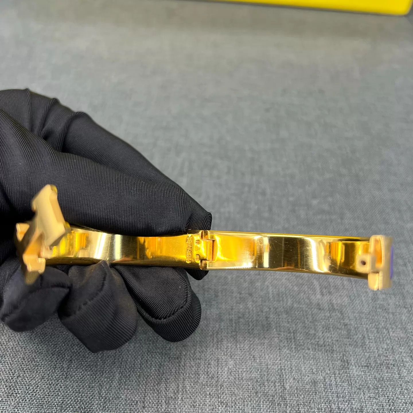 Hermes Hermès Violet Gold Bracelet Like New Size Size ONE SIZE - 6 Thumbnail