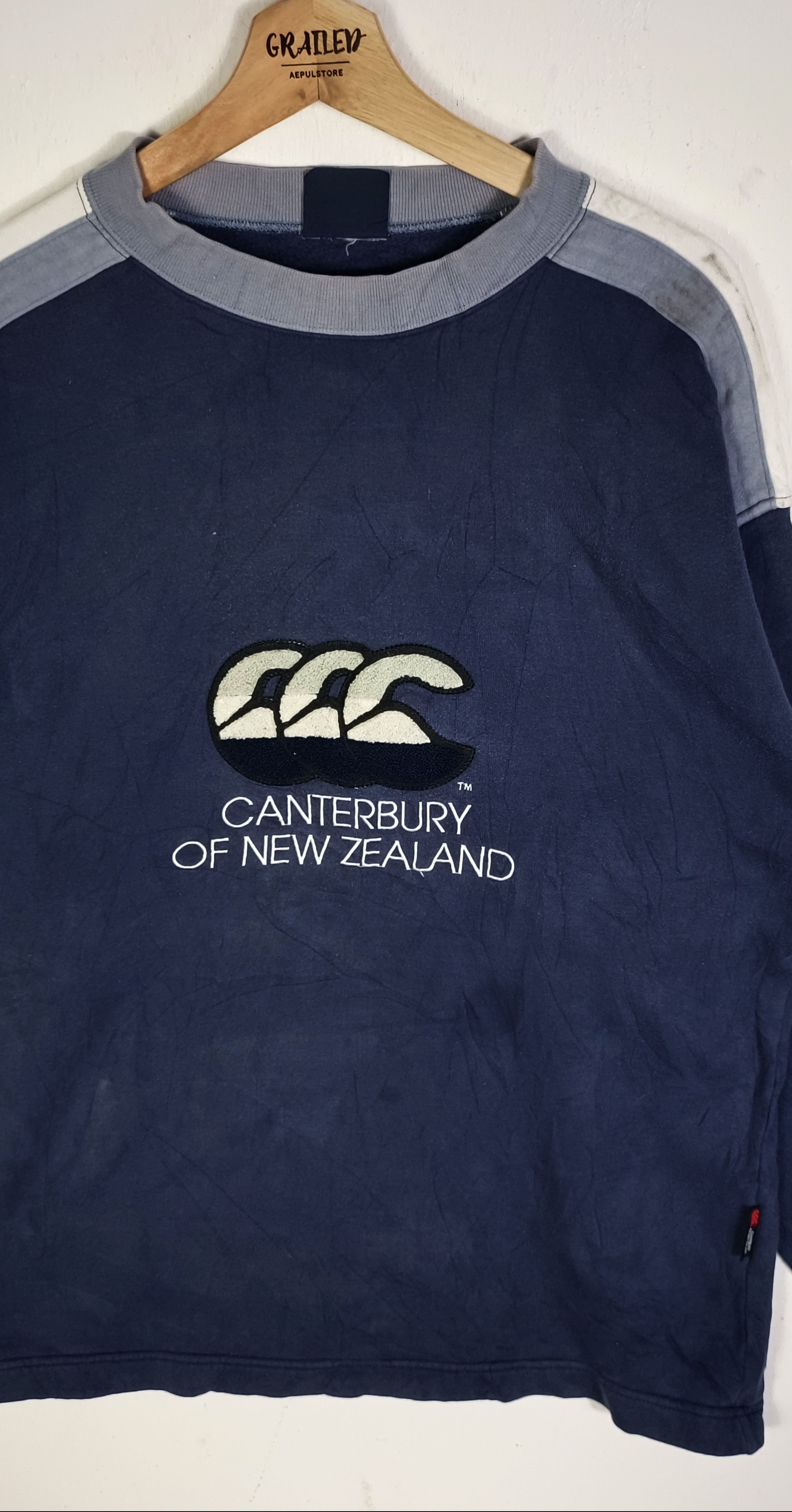 All Blacks × Canterbury of New Zealand × Vintage Vintage 90s💥 Canterbury New Zealand Rugby Size US XL / EU 56 / 4 - 7 Thumbnail