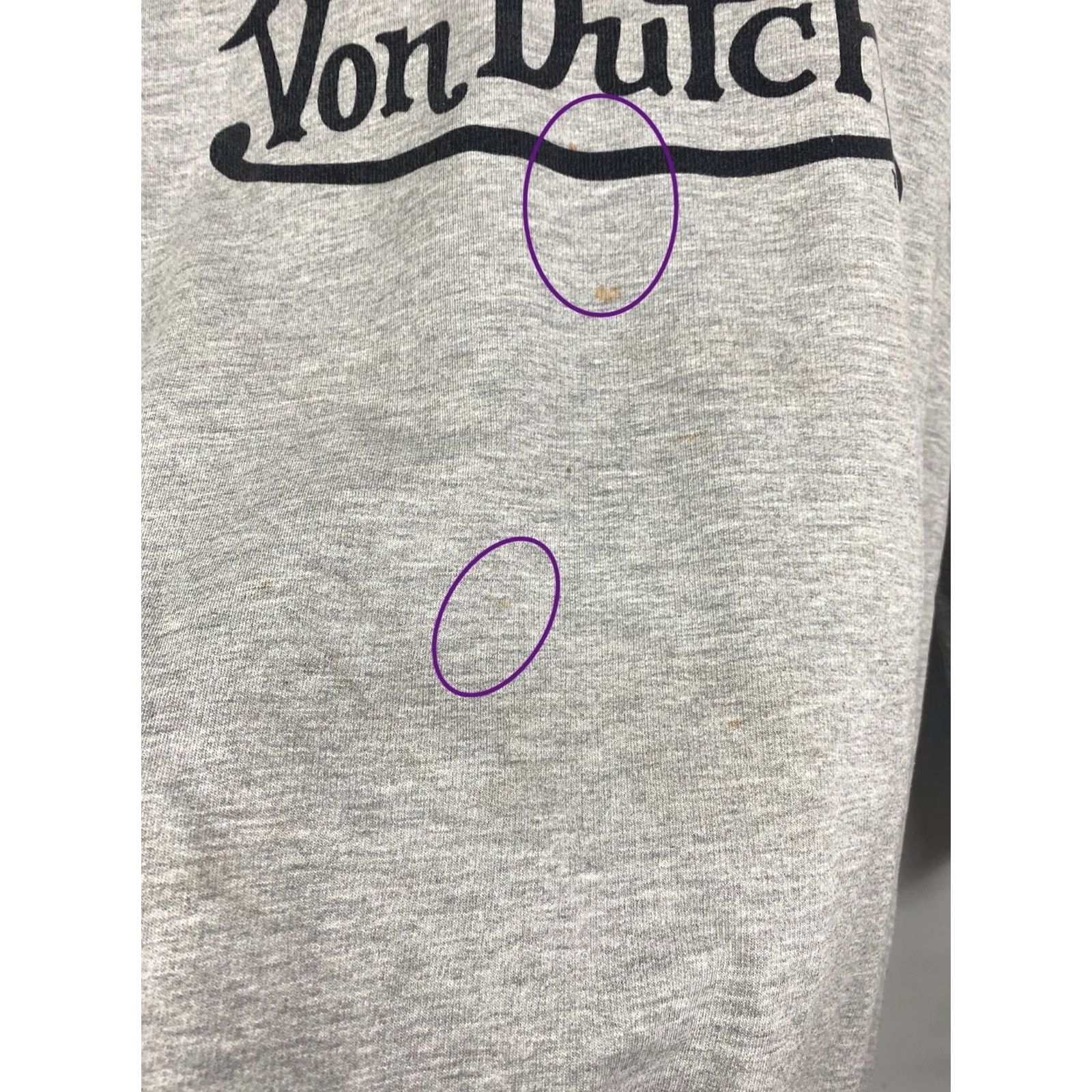 Von Dutch VINTAGE Von Dutch Sweatshirt Mens XL Gray Retro Hype Pullover Shorter Word Order Optimized Size US XL / EU 56 / 4 - 7 Thumbnail
